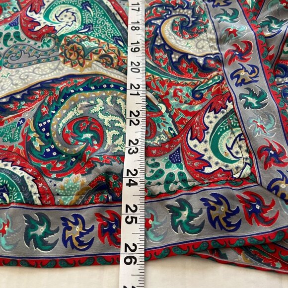 Vtg Silk Womens Paisley Kimono Jacket Sz M/ L Boho Fairy Whimsical Eclectic Art. - Picture 5 of 7